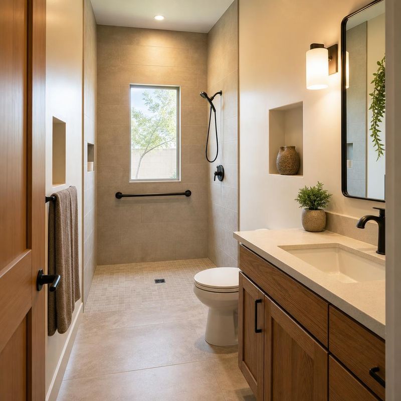 Accessible casita bathroom
